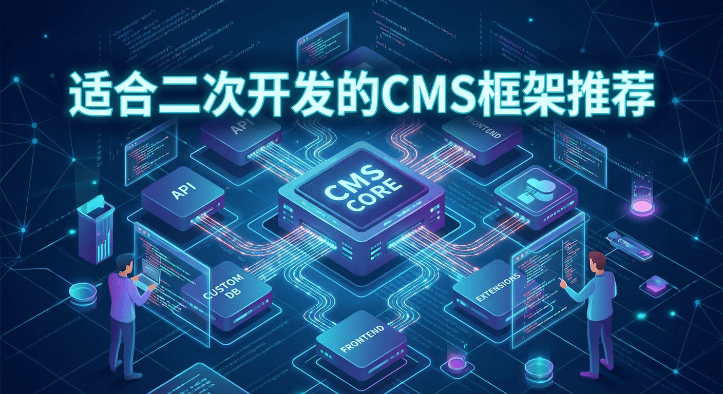 适合二次开发的CMS框架推荐